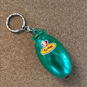 VTG Takara Pocket Critter Keychain Turtle Motion Animated 1993